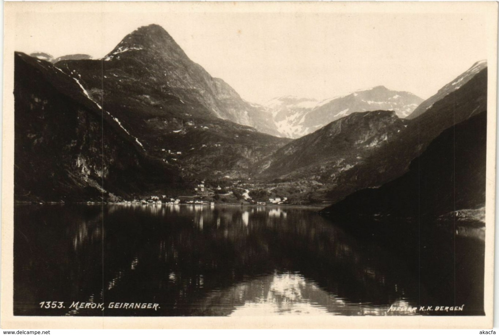 CPA AK NORWAY Merok, Geiranger. (257583) - Norvège