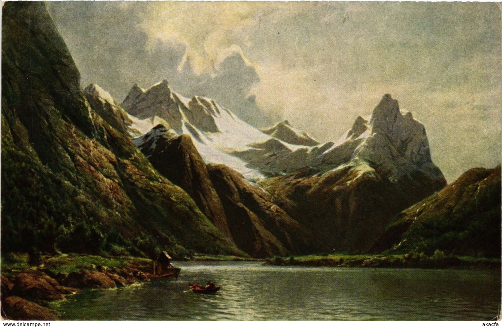 CPA AK NORWAY C. Oesterley Jr. Der Romsdalfjord (257592) - Norvège