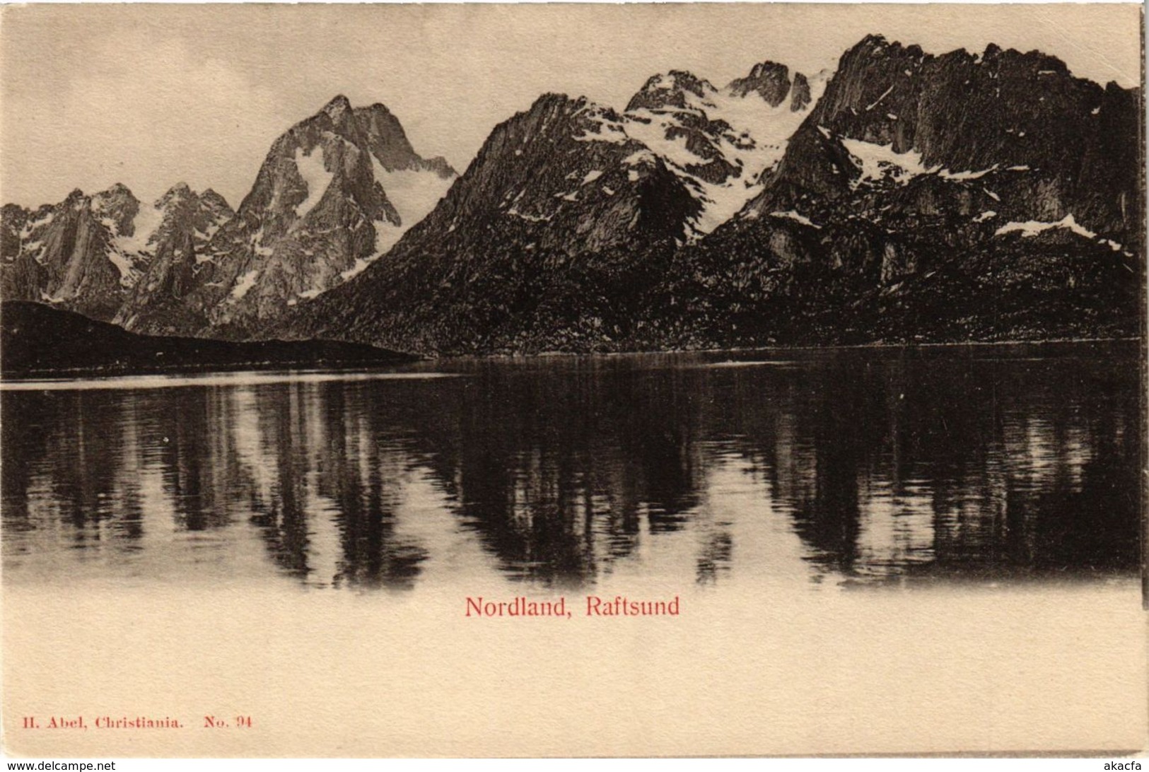 CPA AK NORWAY Nordland, Raftsund (257603) - Norway