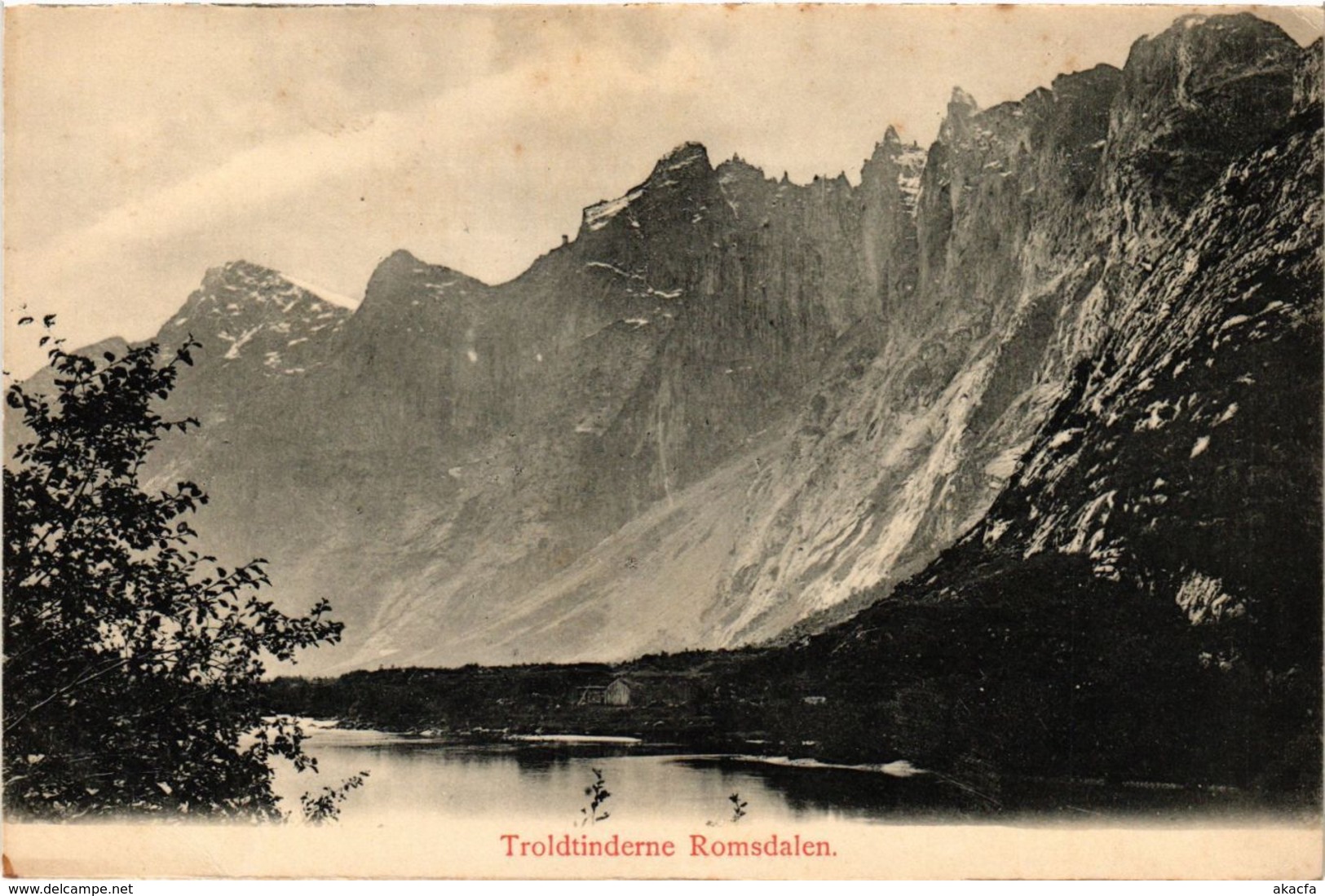 CPA AK NORWAY Troldtinderne Romsdalen (257607) - Norvège