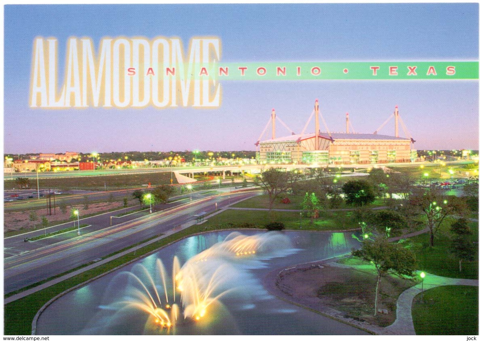 Postcard Stadium San Antonio Texas USA Stadion Stadio - Estadio - Stade - Sports - Football - Alamodome - Stadiums
