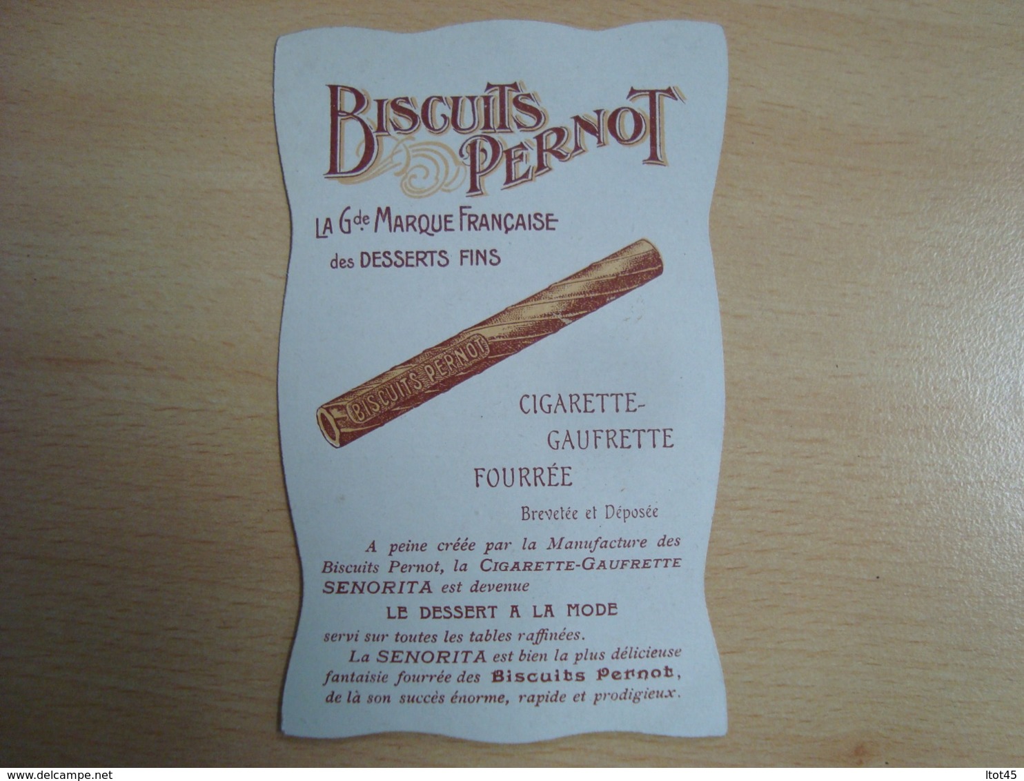 CHROMO SENORITA BISCUITS PERNOT - Pernot