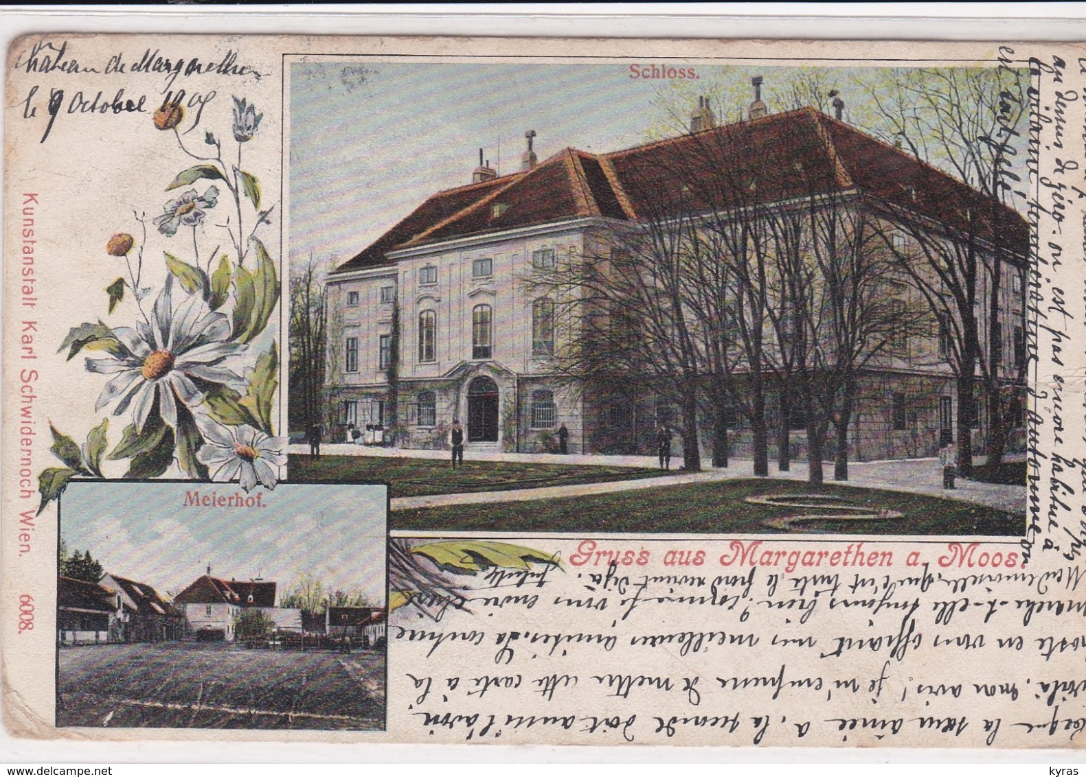 AUTRICHE . Gruss Aus MARGARETHEN A MOOS ( 2 Vues : Schloss & Meierhof) - Bruck An Der Leitha