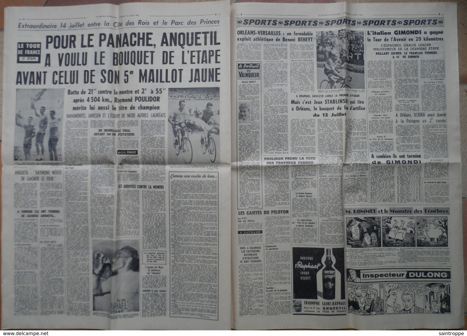 Tour De France 1964.Anquetil,Magne,Poulidor,Graczyk... - 1950 à Nos Jours