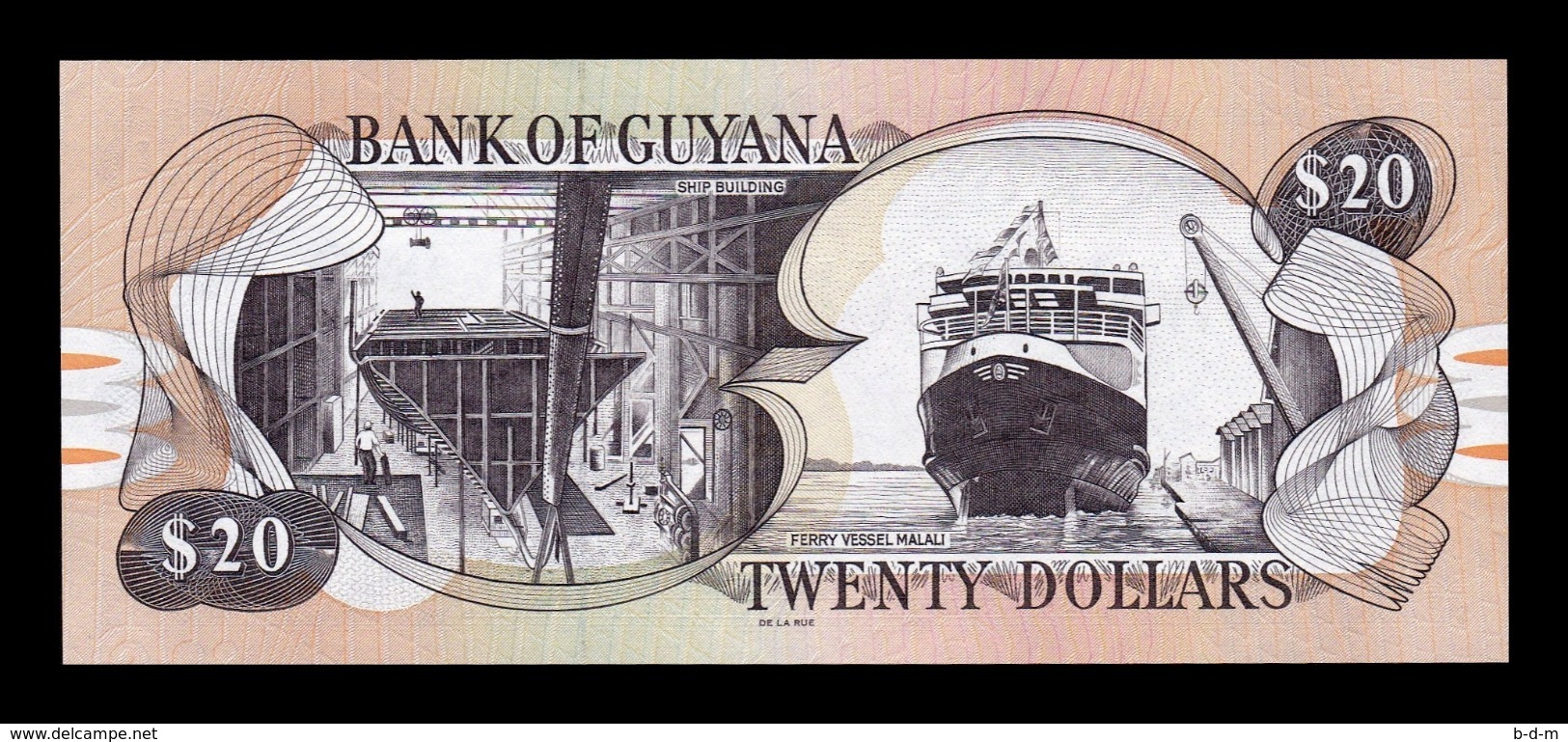 Guyana 20 Dollars 2018 (2019) Pick 30 New SC UNC - Guyana
