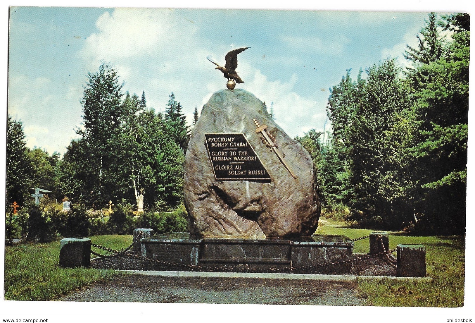 CANADA  QUEBEC. Monument Aux Morts Russes - Non Classés