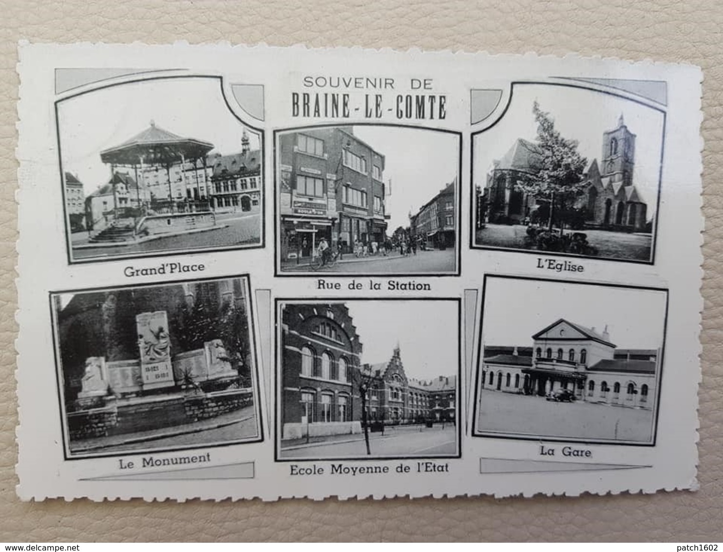 SOUVENIR DE BRAINE-LE-COMTE  à L'arrière Texte Du 15/06/1954 - Braine-le-Comte