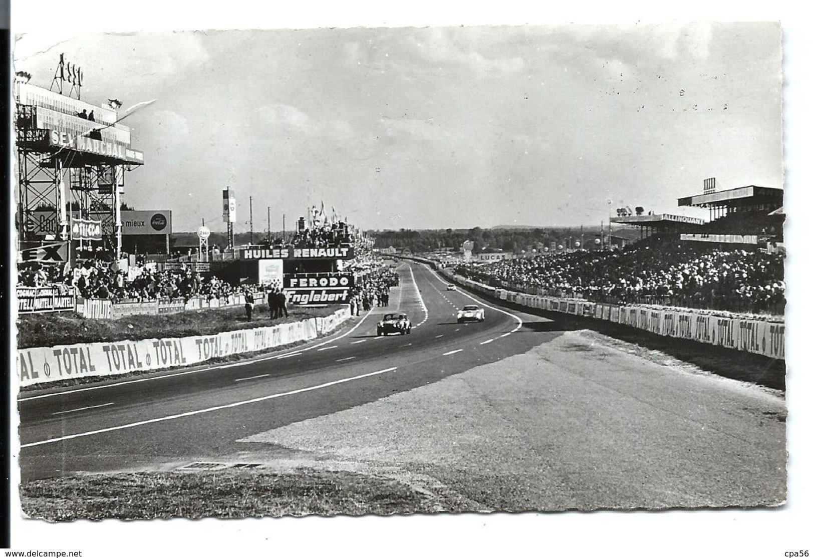 LE MANS - Circuit 24 Heures - Tribunes Et Stands Ravitaillement (1968 Ou 1969) - N° 5 Georget Dolbeau éditeur - Frans Guinee