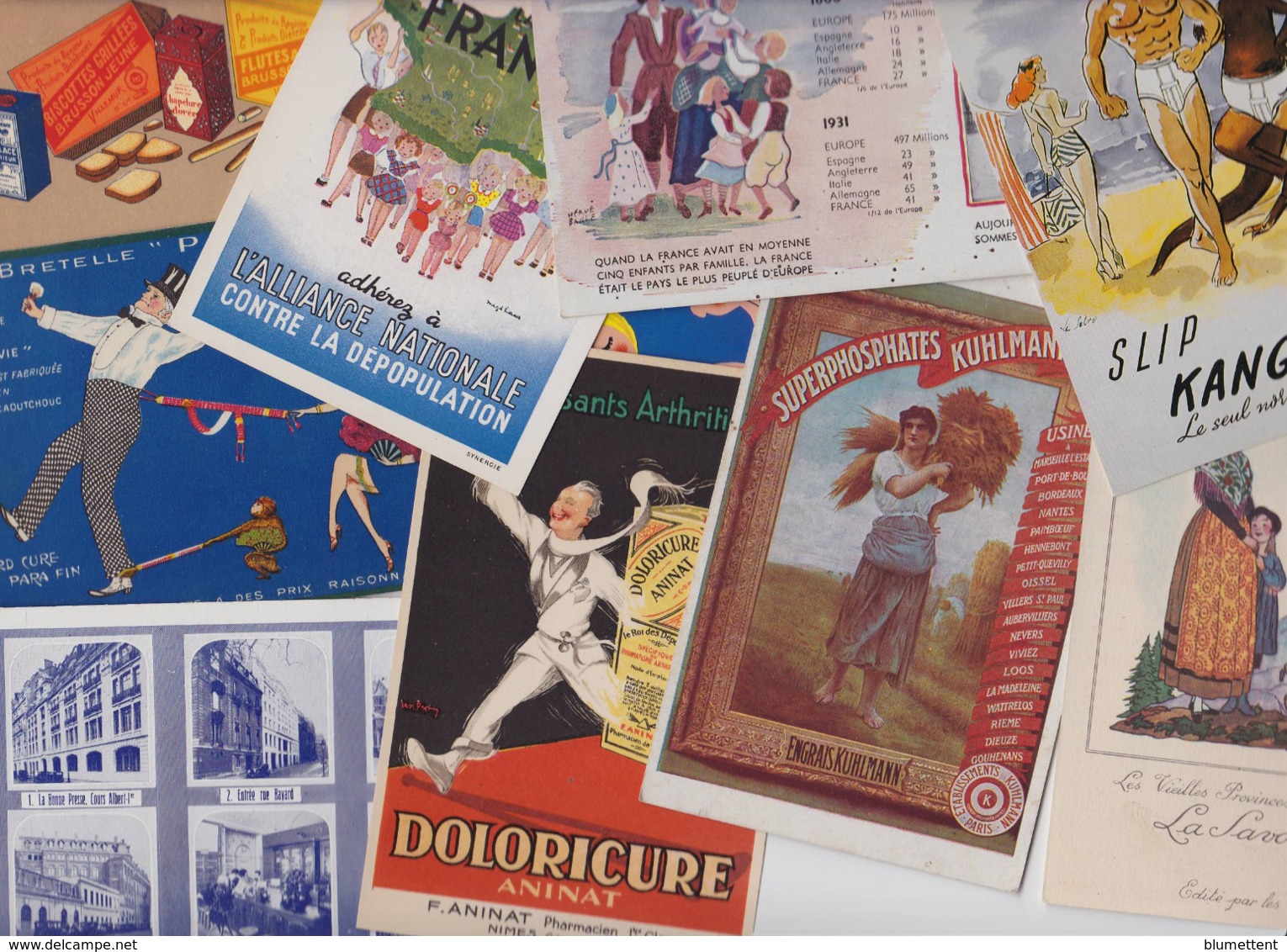 Lot 2194 De 10 CPM CPA Publicité Publicitaire Réclame Déstockage Pour Revendeurs Ou Collectionneurs - 5 - 99 Postales