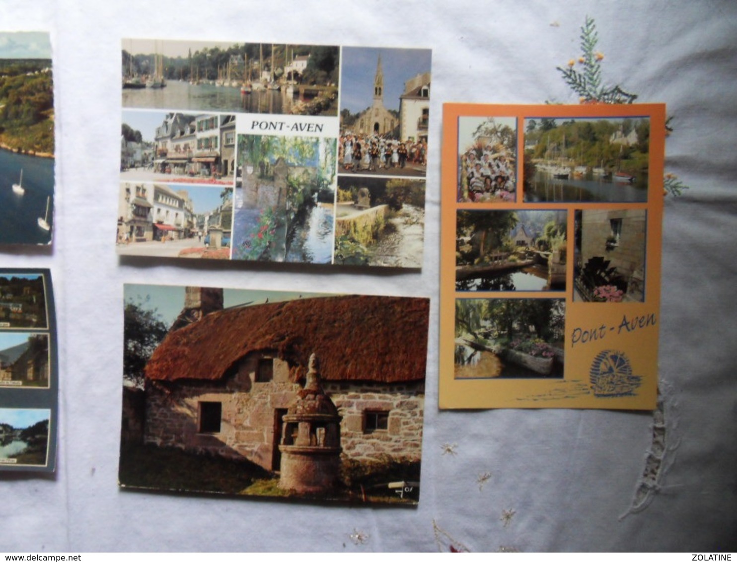 Tous les scans disponibles-LOT A018- PONT AVEN LOT 47 CARTES POSTALES : 44 CPM 10*15-3 CPM 9*14