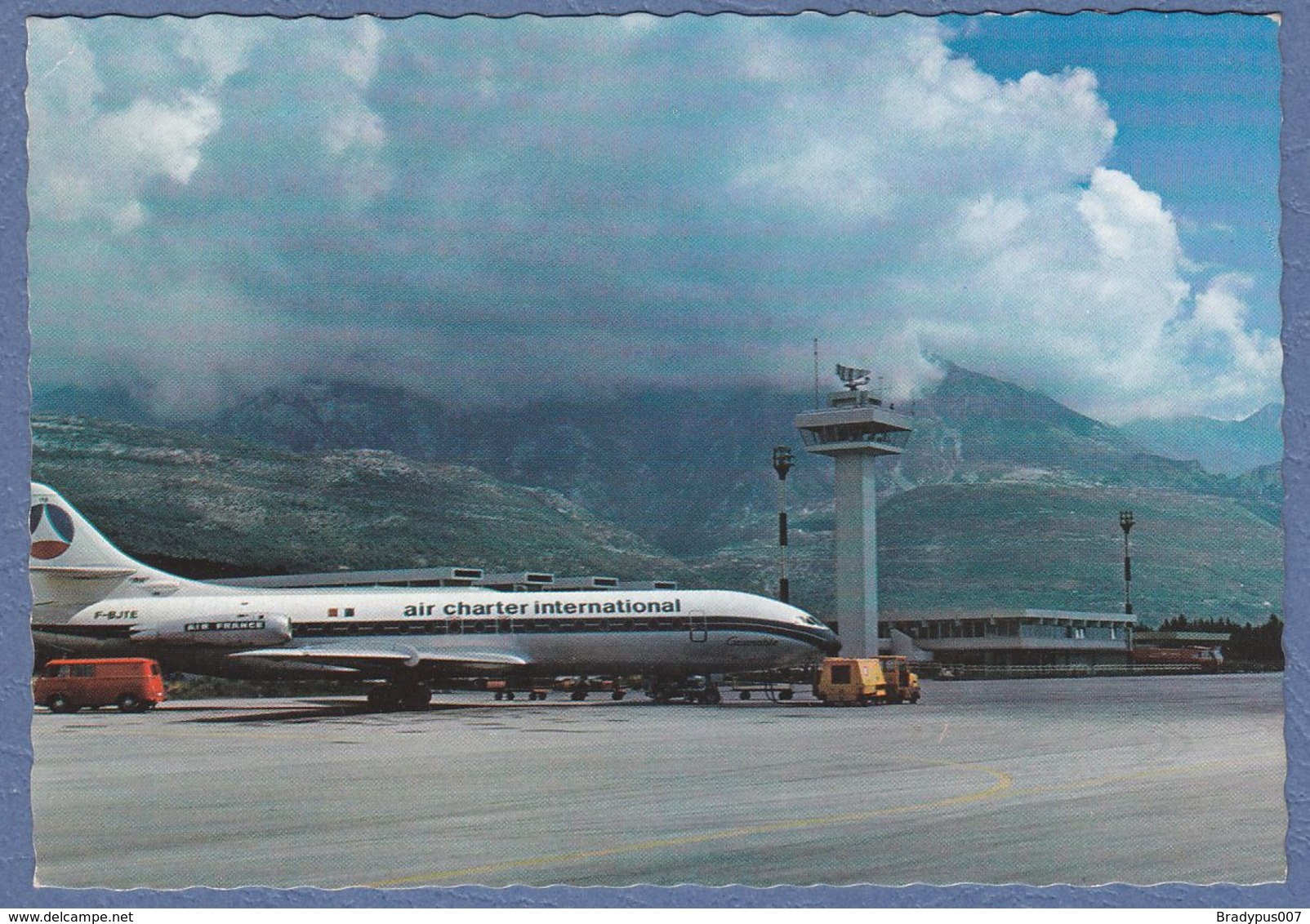 Aerodrome Tivat  Montenegro Yugoslavia  Air France Plane - Aerodromes