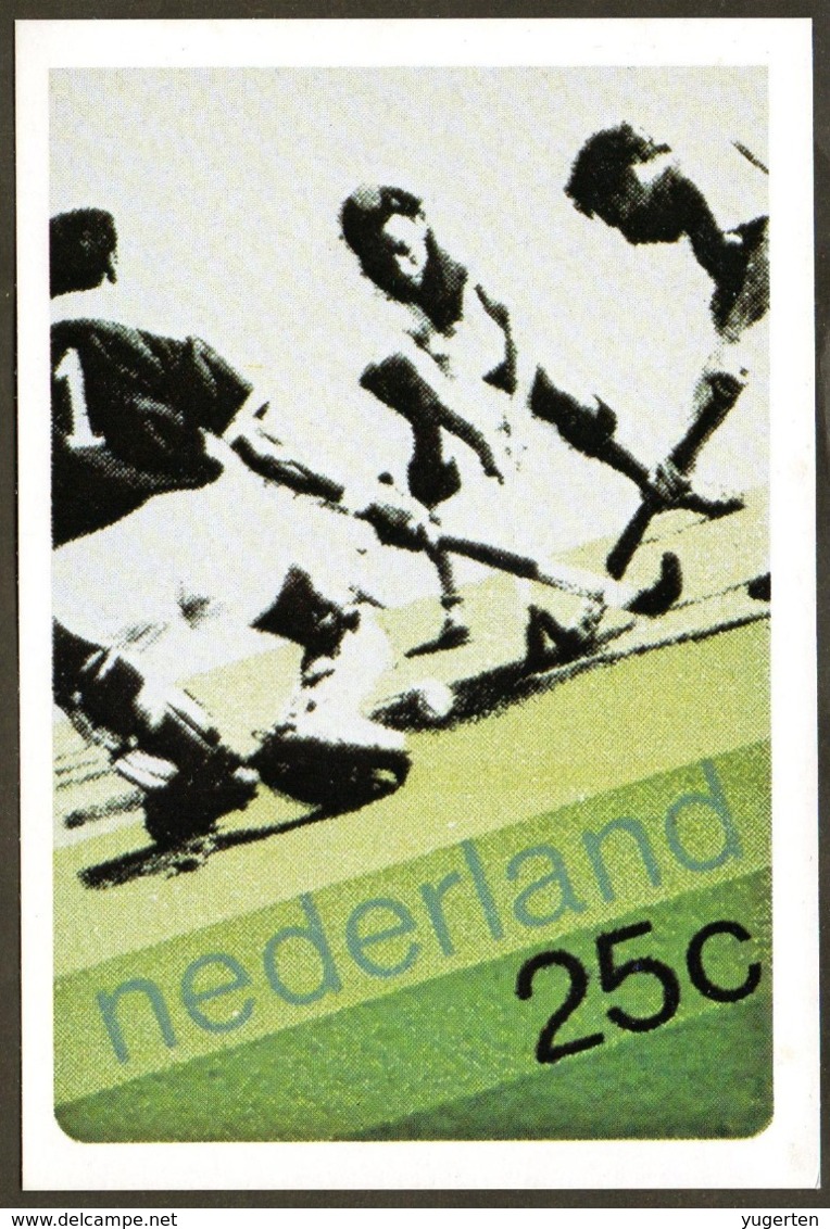 Netherlands Nederland - Mint Postcard - Field Hockey Sur Gazon Sellos - Briefmarken - Neuve - Non écrite - 2 Scans - Hockey (Field)