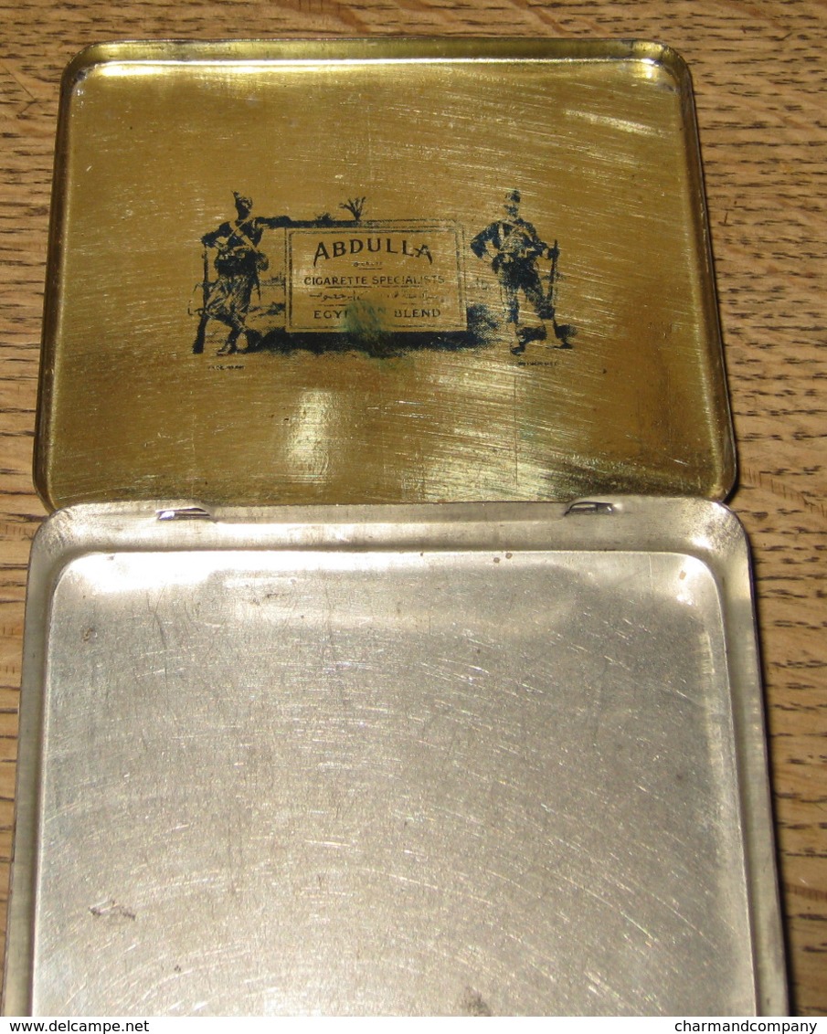 Antique Empty 20 Cigarette Tin - Boîte Ancienne Cigarettes ABDULLA SPECIAL Egyptian Blend / 5 Scans - Tabaksdozen (leeg)