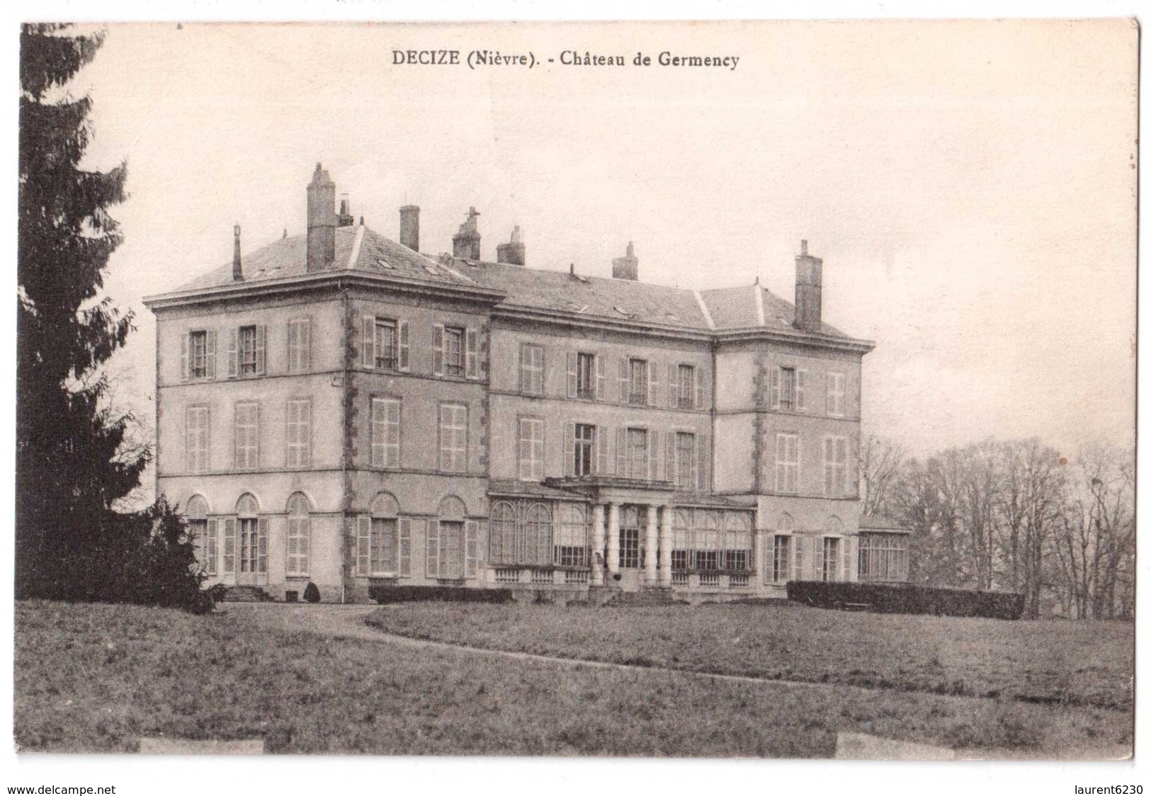 Decize - Château De Germency - édit. Non Identifié  + Verso - Decize