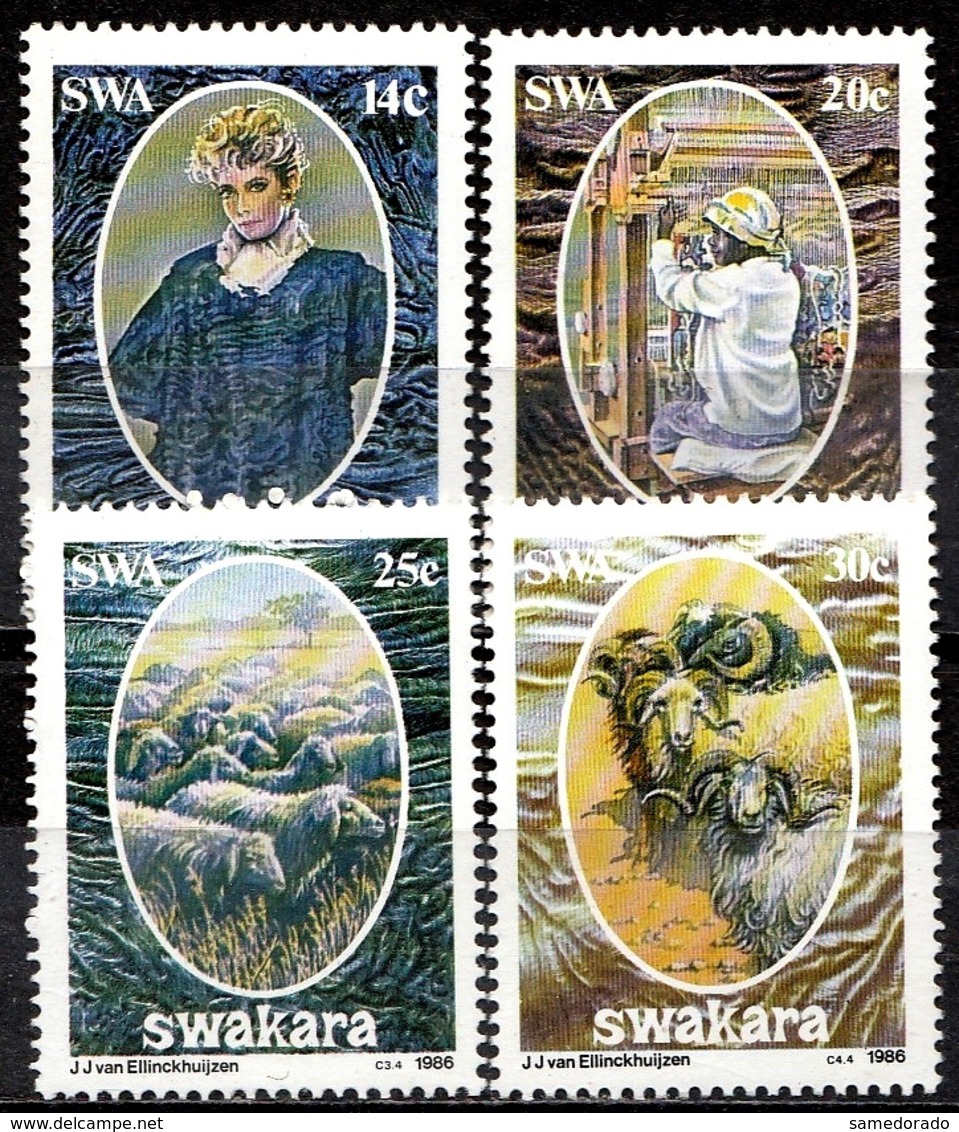 Südwestafrika Sc. 570-573 Postfrisch (6871) - Südwestafrika (1923-1990)
