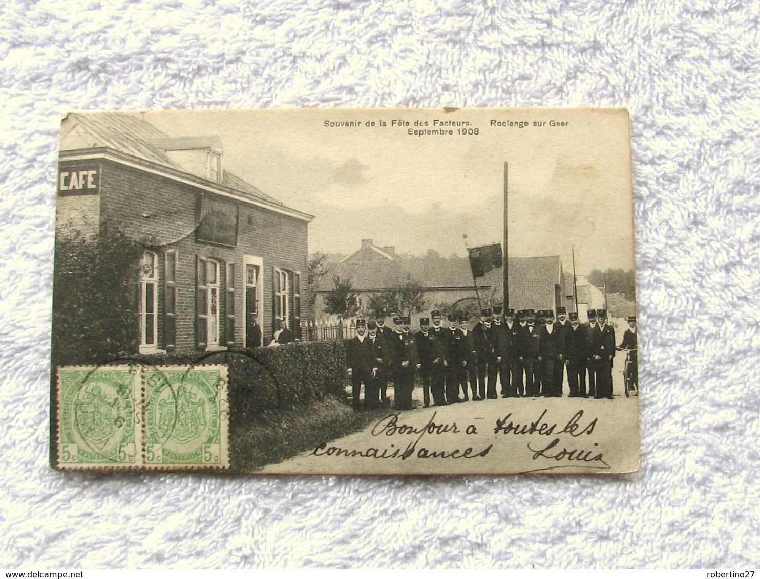 Roclenge Sur Geer   Fête Des Facteurs  1908 - Bassenge