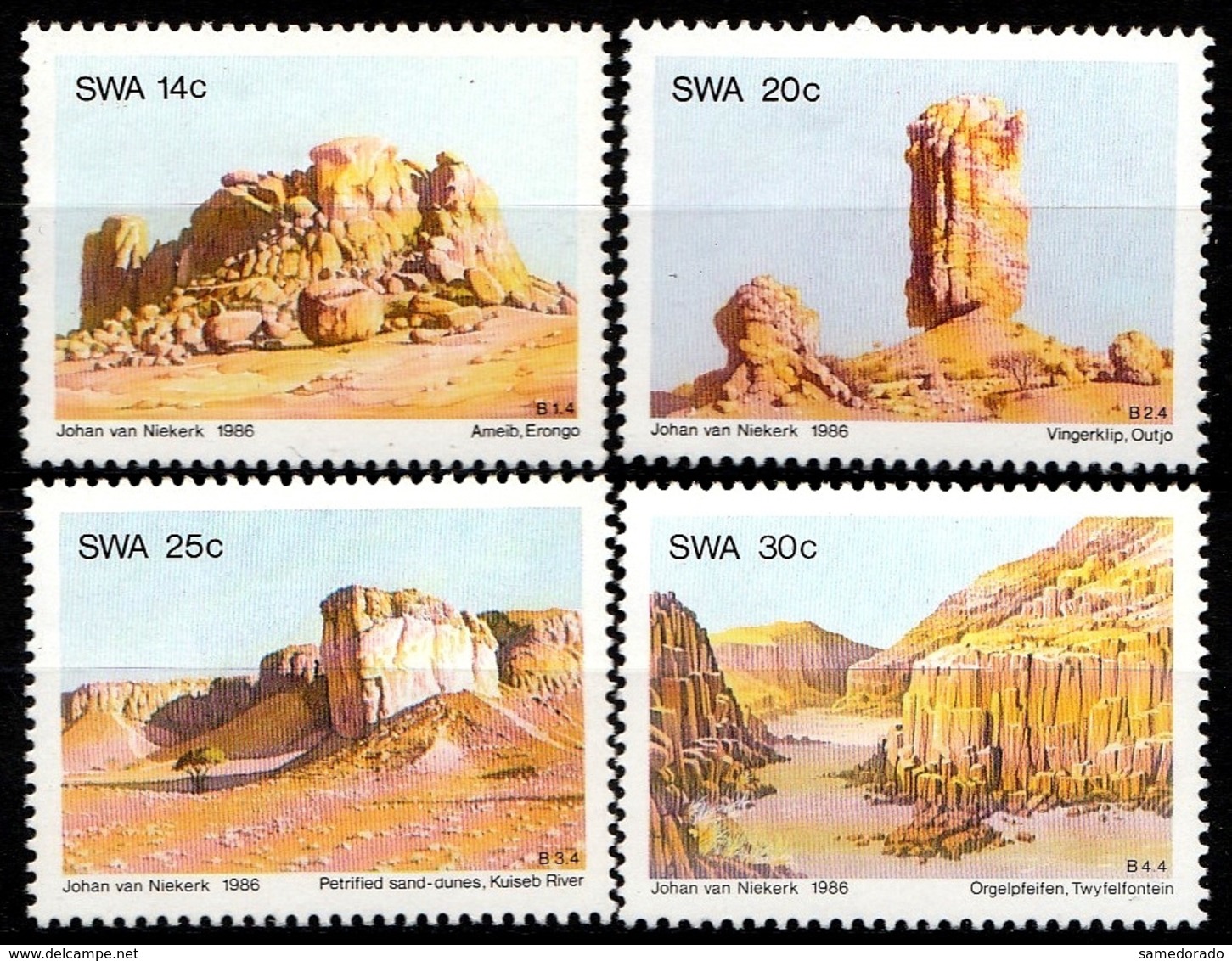 Südwestafrika Sc. 566-569 Postfrisch (6872) - Südwestafrika (1923-1990)