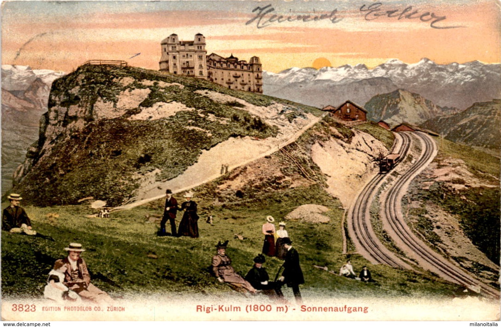 Rigi-Kulm - Sonnenaufgang (3823) * 23. 7. 1907 - Autres & Non Classés