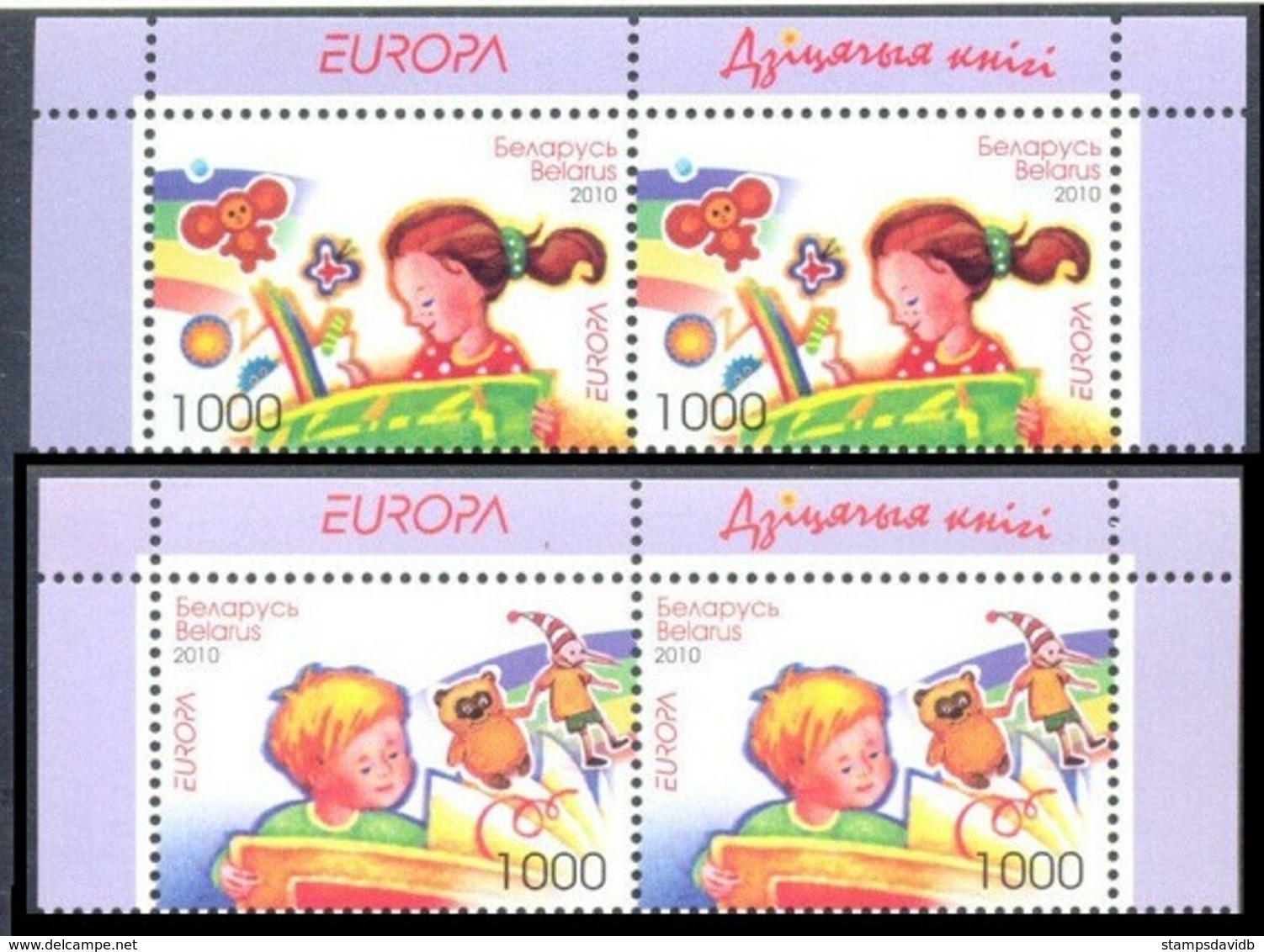 2010	Belarus	802-803x2+Tab	Europa Cept - 2010