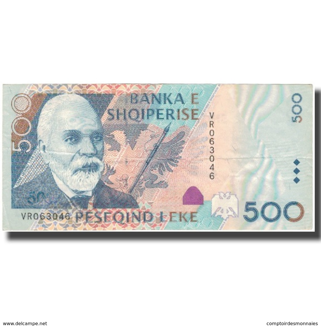 Billet, Albania, 500 Lekë, 2001, KM:64a, TTB - Albanië