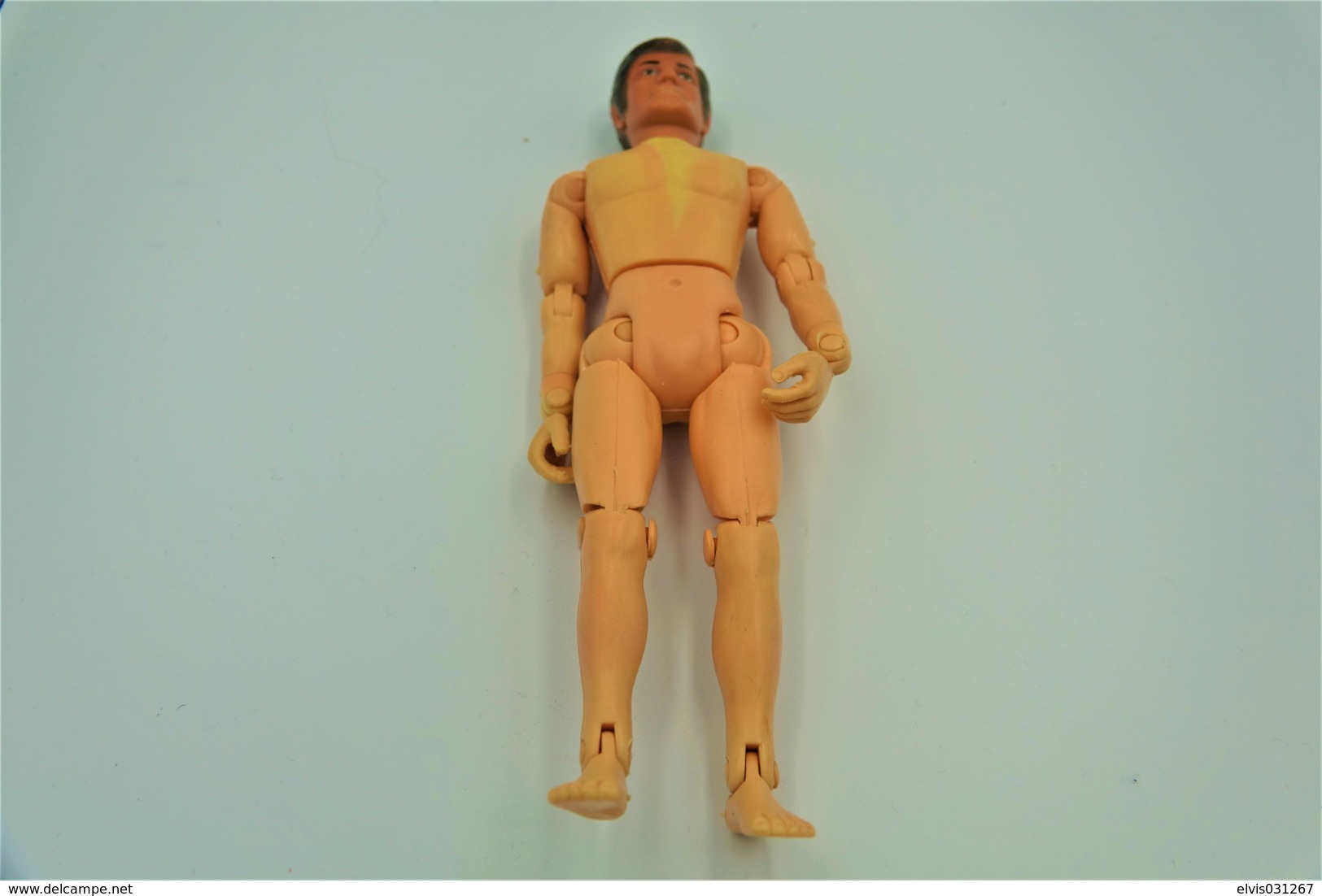 Vintage ACTION MAN TONG IND CO : SOLDIER MISSING CLOTHES For Parts Or Repair - Made In HongKong Patent USA & UK - GI JOE - Action Man