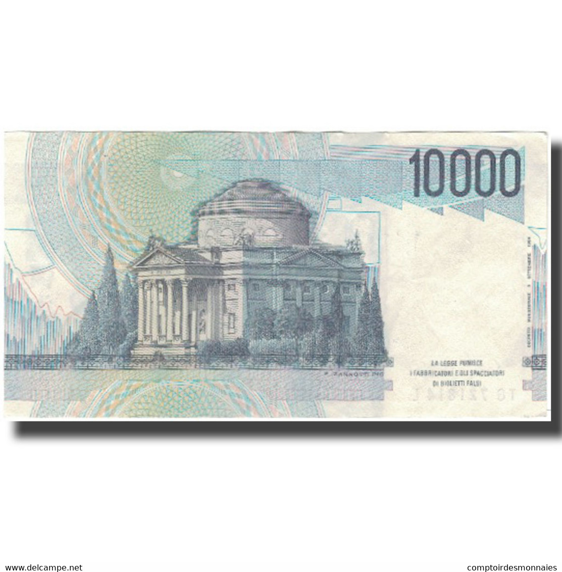 Billet, Italie, 10,000 Lire, KM:112c, TTB - 10000 Lire