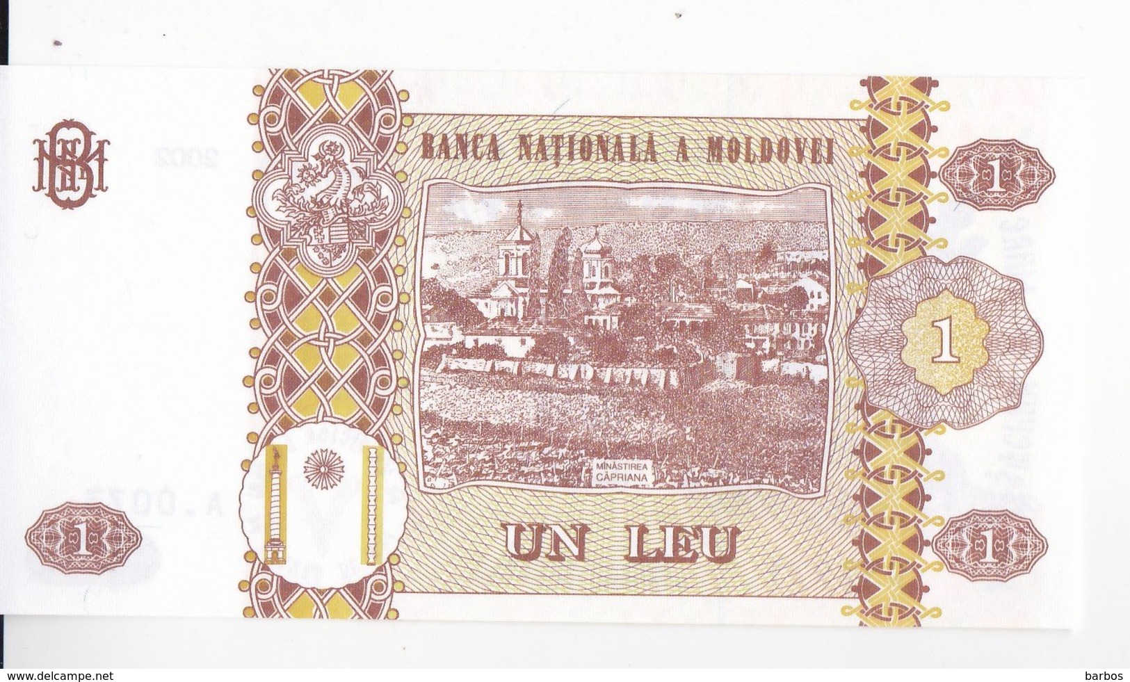 Moldova   Moldavie , 1 Leu , 2002 ,  UNC - Moldawien (Moldau)