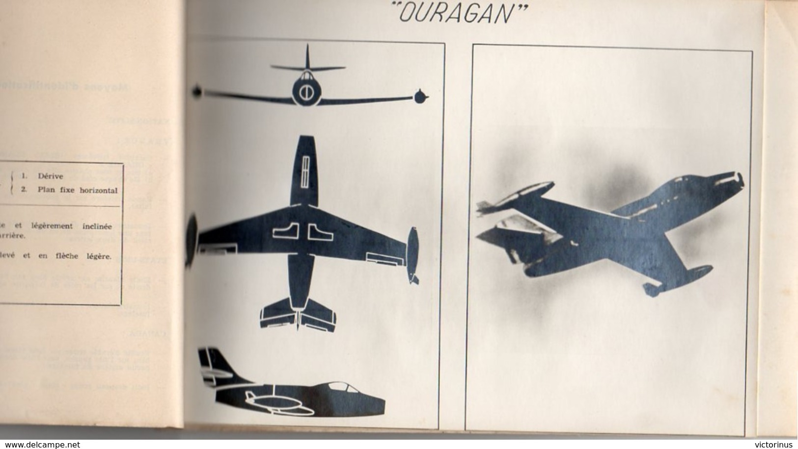 CARNET DE SILHOUETTES ( D'Avions Et )  -  REGLES DE SURVOL DU TERRITOIRE  -  3e REGION AERIENNE  -  Juillet 1957 - Luchtvaart