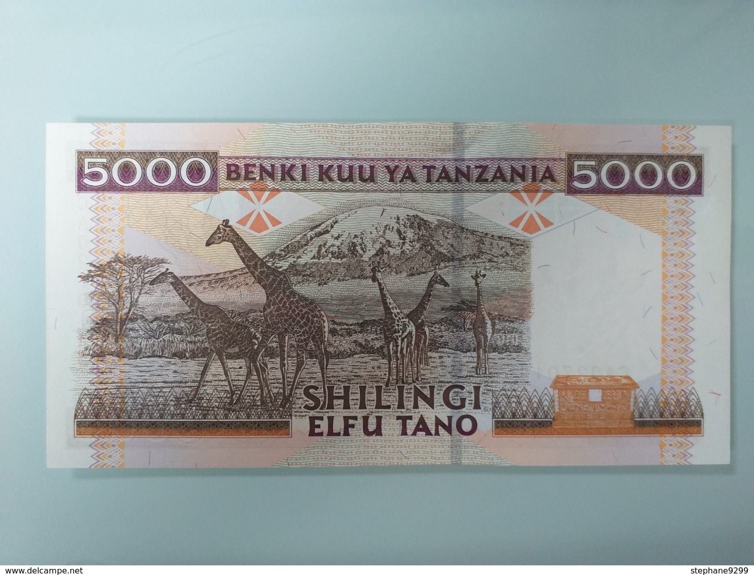 TANZANIE-5000 SHILLINGS 1997.UNC - Tanzania