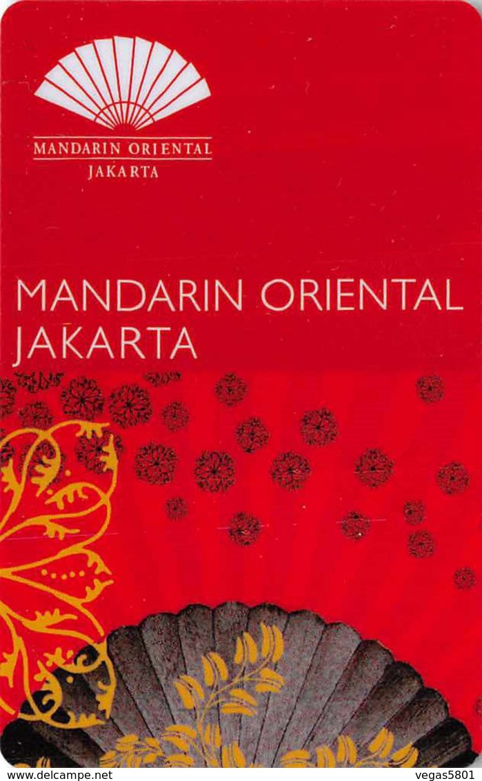 MANDARIN ORIENTAL Jakarta - Hotel Room Key Card, Hotelkarte, Schlüsselkarte, Clé De L'Hôtel - Hotelkarten