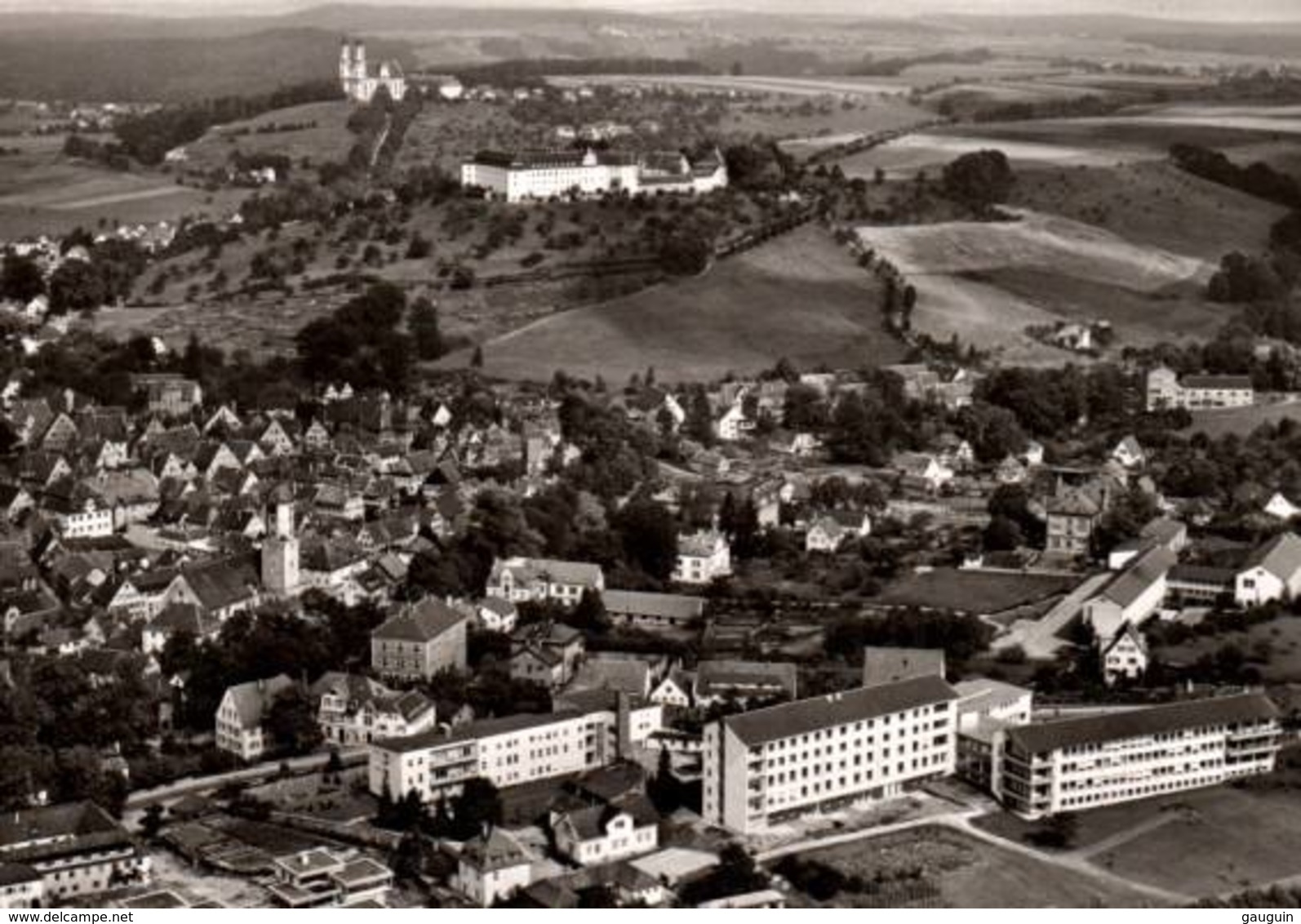 CPSM - ELLWANGEN / JAGST - Vue Aérienne De La Ville - Lot De 2 Cartes ... - Ellwangen