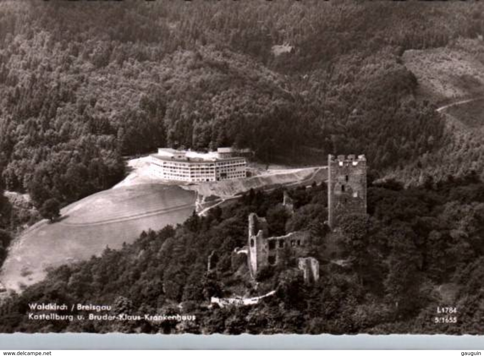 CPSM - WALDKIRCH - KASTELLBURG U. Bruder-Klaus Krankenhaus ... - Waldkirch