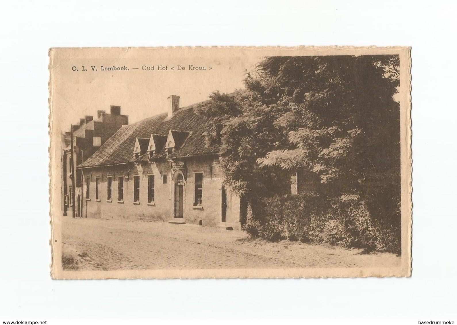 O.L.V. Lombeek.  -  Oud Hof " De Kroon "  (1939). - Roosdaal