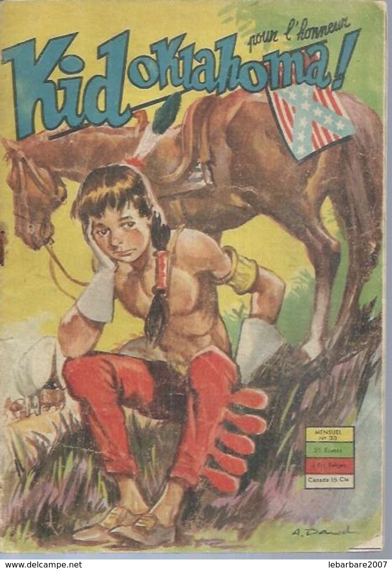 KID OKLAHOMA !  N° 33  -  S.A.G.E. 1954 - Sagédition