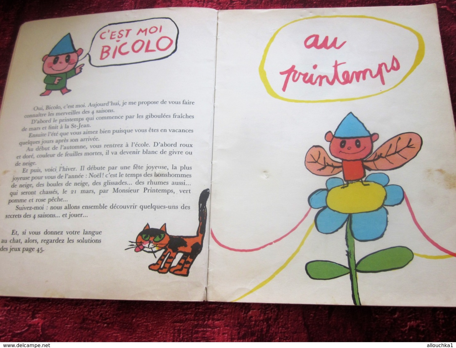 1964 COLLECTION TOUT EN M'AMUSANT  LES QUATRE SAISONS RENÉ MOREU-JEUX- CONTES- DEVINETTES - Other & Unclassified