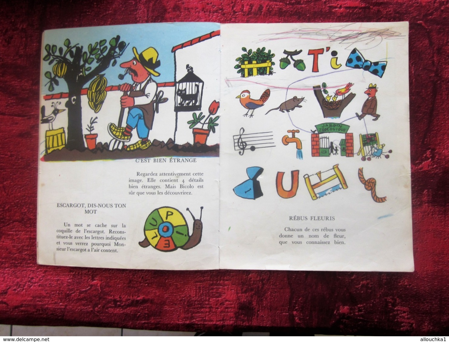 1964 COLLECTION TOUT EN M'AMUSANT  LES QUATRE SAISONS RENÉ MOREU-JEUX- CONTES- DEVINETTES