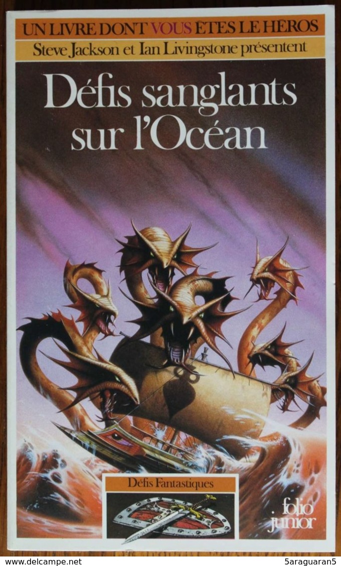 LDVELH - DEFIS FANTASTIQUES - 16 - Défis Sanglants Sur L'océan - Gallimard 1995 - Autres & Non Classés
