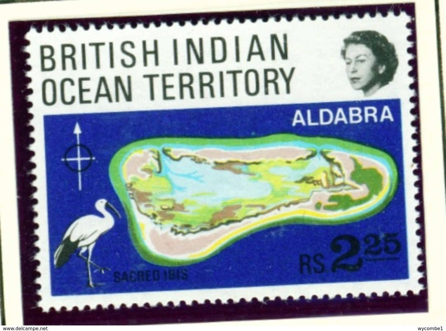 BRITISH INDIAN OCEAN TERRITORY  -  1969 Albabra Atoll 2r25 Unmounted/Never Hinged Mint - British Indian Ocean Territory (BIOT)