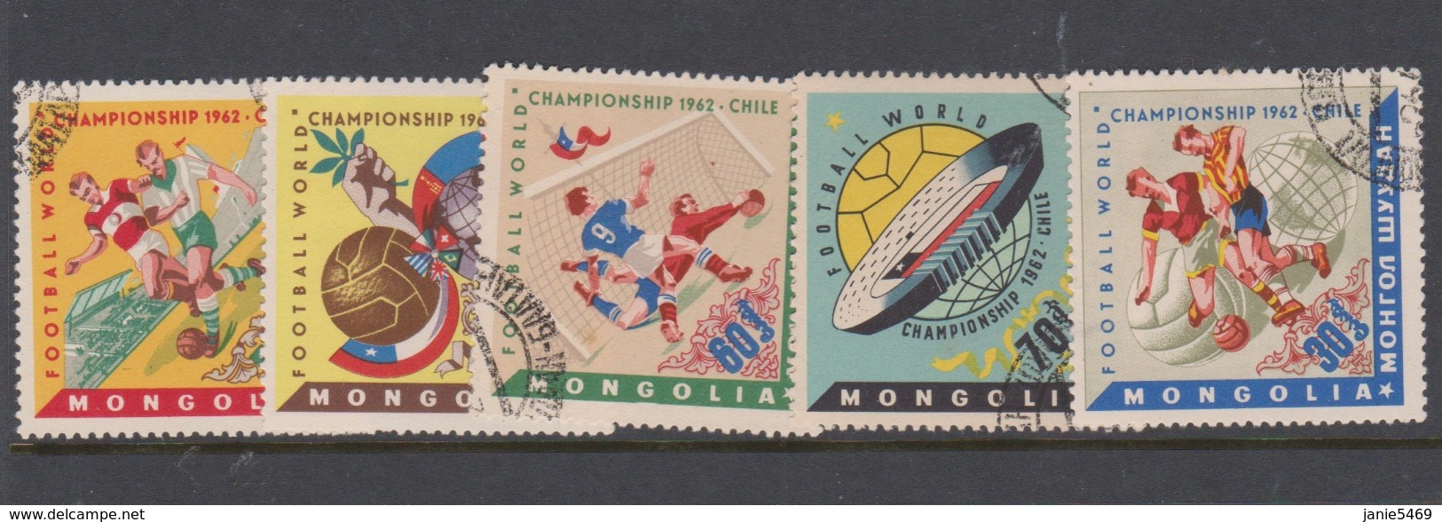 Mongolia 1962 Chile World Cup, Used - 1962 – Cile