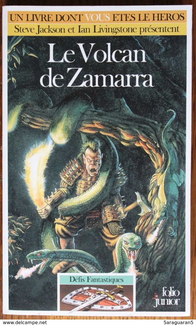 LDVELH - DEFIS FANTASTIQUES - 39 - Le Volcan De Zamarra - Gallimard 1995 - Andere & Zonder Classificatie