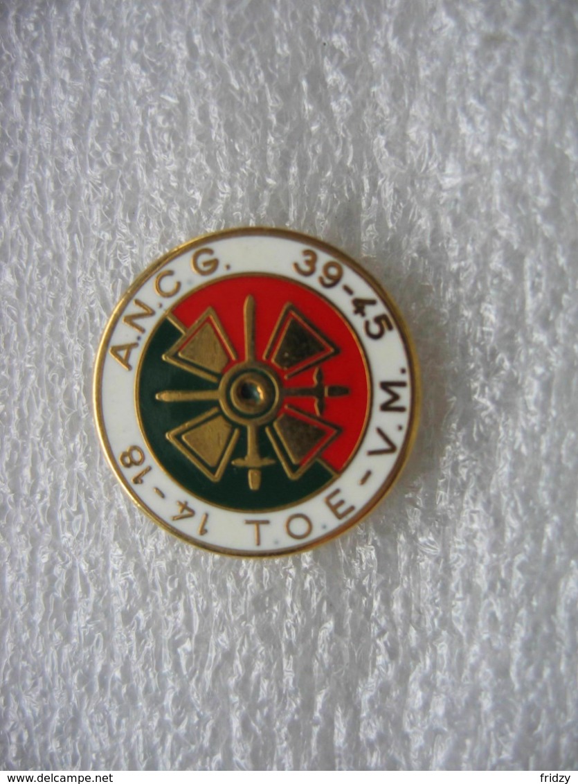 Pin's Anciens Militaires - ANCG 14/18 - T.O.E. - V.M. - 39-45 - Militaria