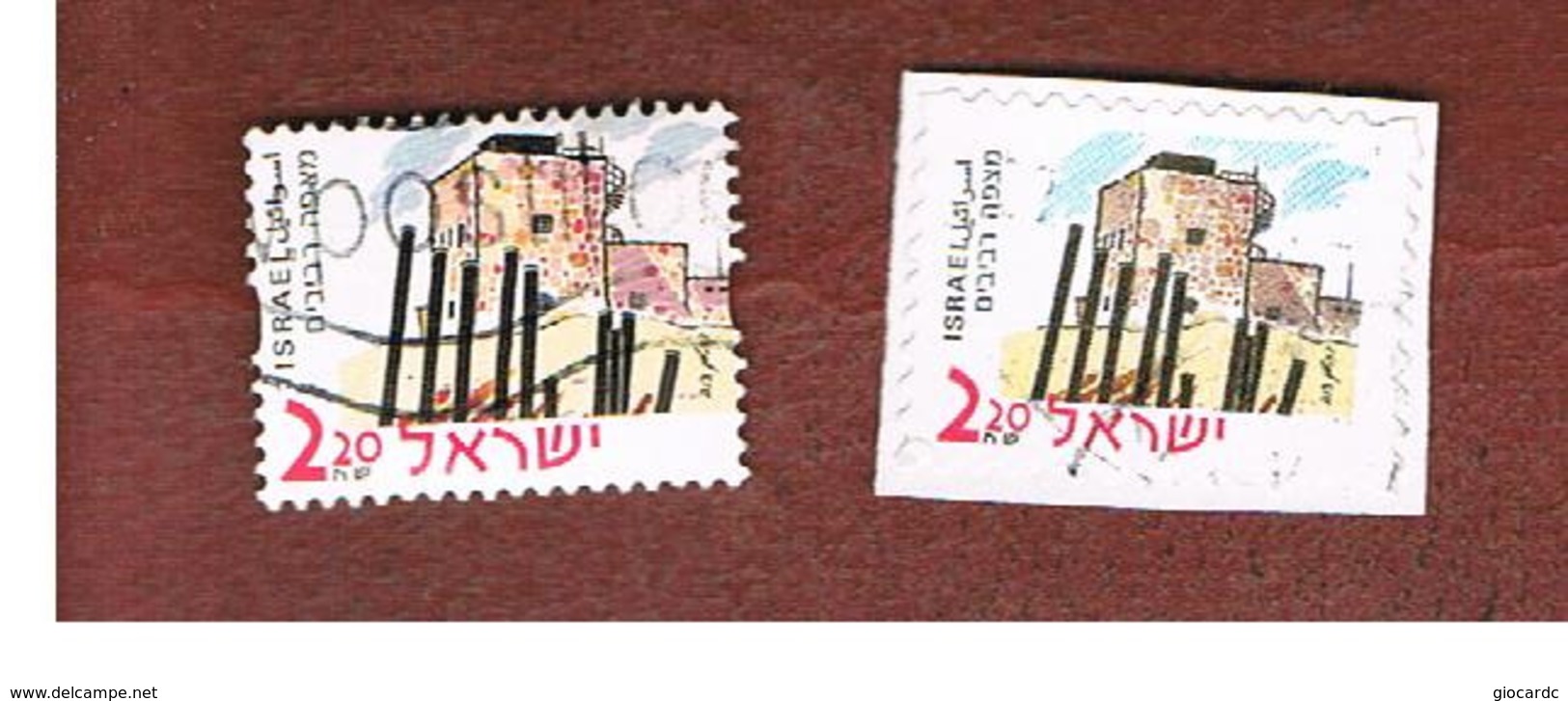 ISRAELE (ISRAEL)  - SG 1500   - 2000.2005  HISTORICAL SITES: MITZE REVIVIUM (2 DIFFERENT PERFORATIONS) - USED ° - Used Stamps (without Tabs)