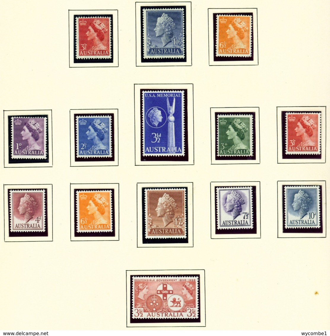 AUSTRALIA  -  1973-5 Page Of Unmounted/Never Hinged Mint - Mint Stamps