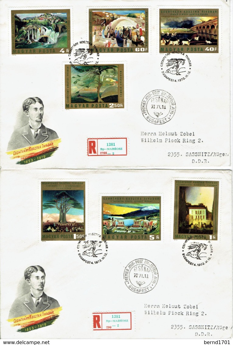 Ungarn / Hungary - Mi-Nr 2878/2884 FDC (T452) - FDC