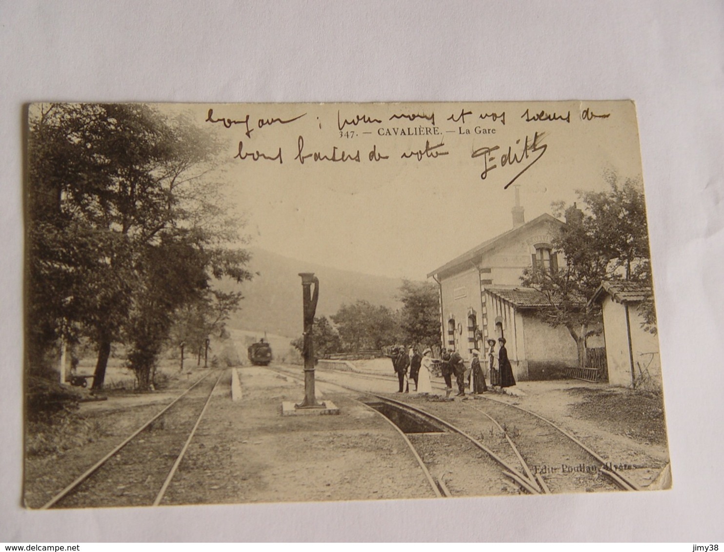 ALPES MARITIMES-347-CAVALIERE-LA GARE ANIMEE - Sonstige & Ohne Zuordnung