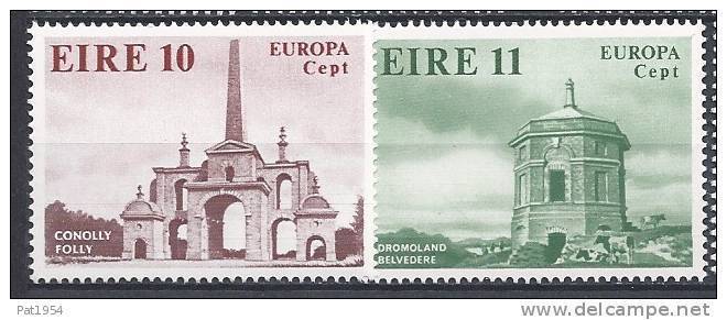 Irlande 1978 N°394/395 Neufs ** Europa Monuments - Neufs