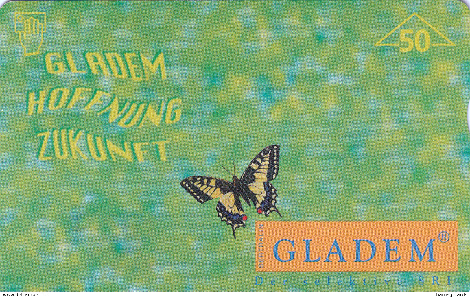 AUSTRIA - Gladem (Butterfly) , F130 CN:709L , Tirage 1010, 03/97 - Oesterreich