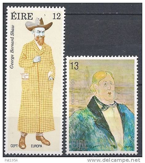 Irlande 1980 N°418/419 Neufs ** Europa Personnages Célègres - Neufs