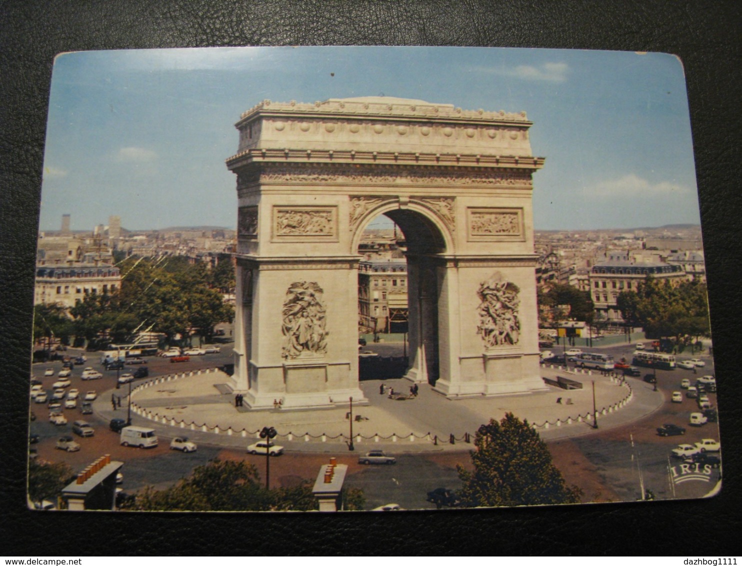 France Unused Postcard Clean Mexichrome Paris Triumphal Arch 1960 Years - Arc De Triomphe