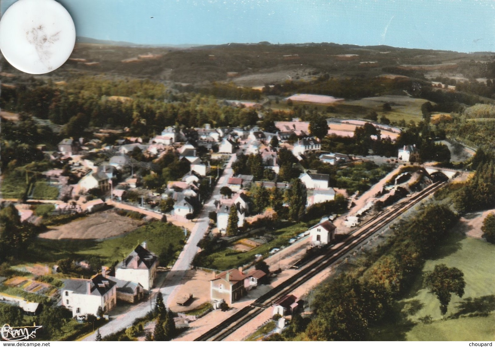 19 - Carte Postale Semi Moderne Dentelée  De   MAUSSAC   Vue Aérienne - Autres & Non Classés